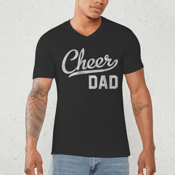 Cheer Dad Proud Cheerleading Dad Small Men's V-Neck T-Shirt