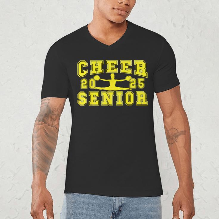 Cheerleading Senior Night Cheer Senior 2025 Graduation 10 Men's V-Neck T-Shirt