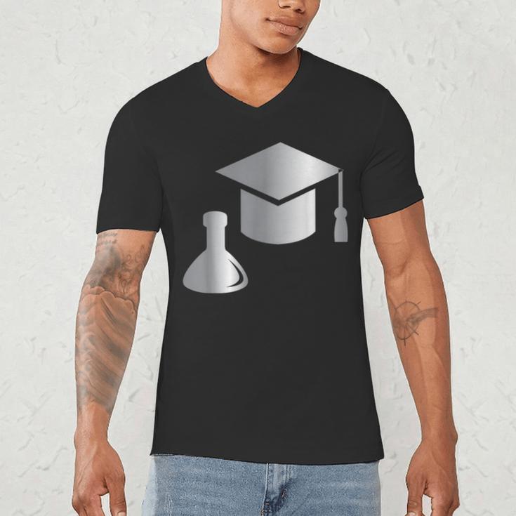Chemistry Science Degree Graduation Men's V-Neck T-Shirt