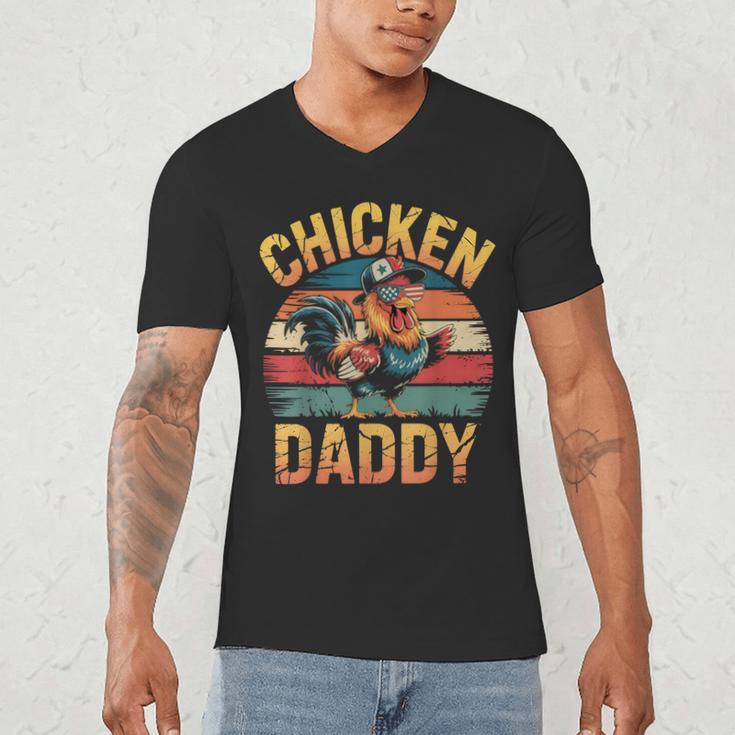 Chicken Daddy Farmer For Men Men's V-Neck T-Shirt Chicken Daddy Farmer For Men Men's V-Neck T-Shirt