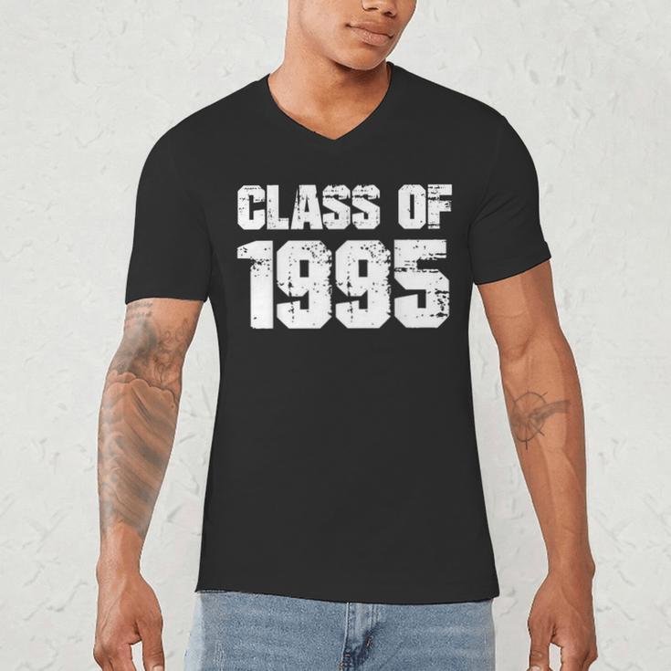 Class Of 1995 High School College Graduation Reunion T-Shirt Men's V-Neck T-Shirt