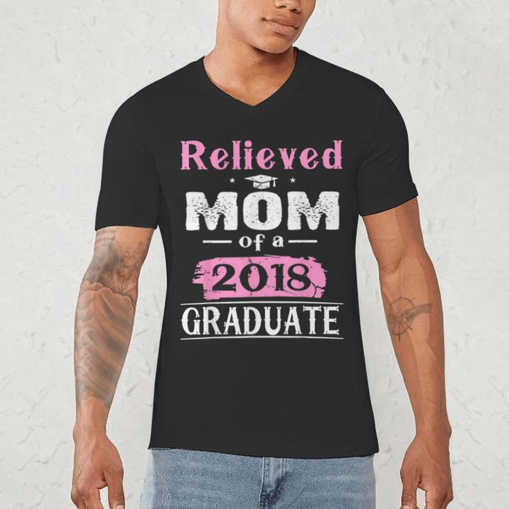 Class Of 2018 Graduation Shirt Mom Of Graduate Men's V-Neck T-Shirt