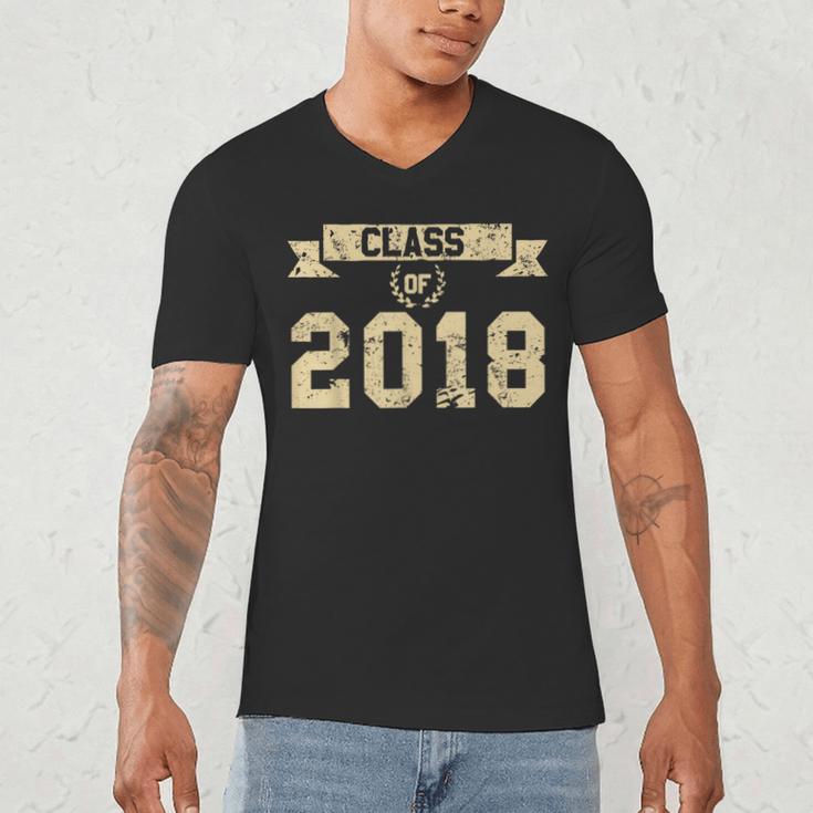 Class Of 2018 T-Shirt For 2018 Graduation Seniors Men's V-Neck T-Shirt