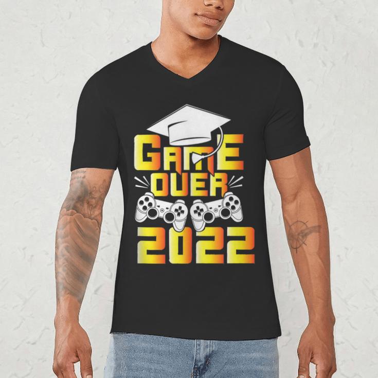 Class Of 2022 Graduation Gamer Video Console Graduate Class Men's V-Neck T-Shirt