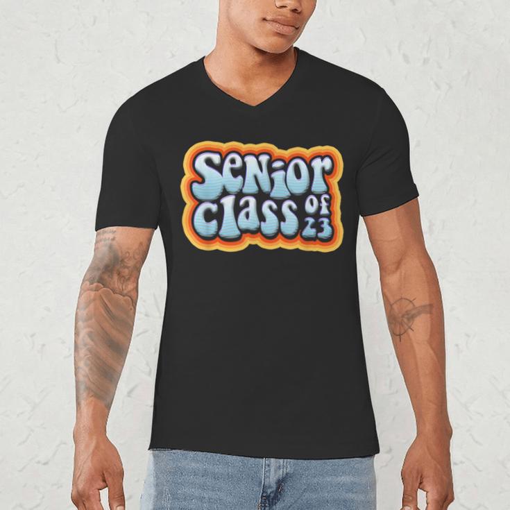 Class Of 2023 Graduating Senior Graduation Men's V-Neck T-Shirt