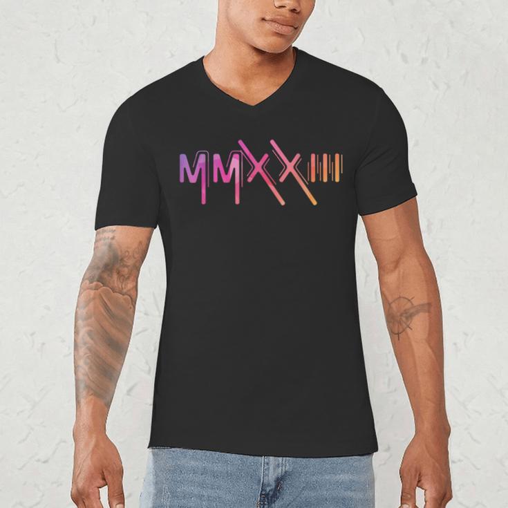Class Of 2023 Senior 23 Graduation Idea Roman Numeral Men's V-Neck T-Shirt