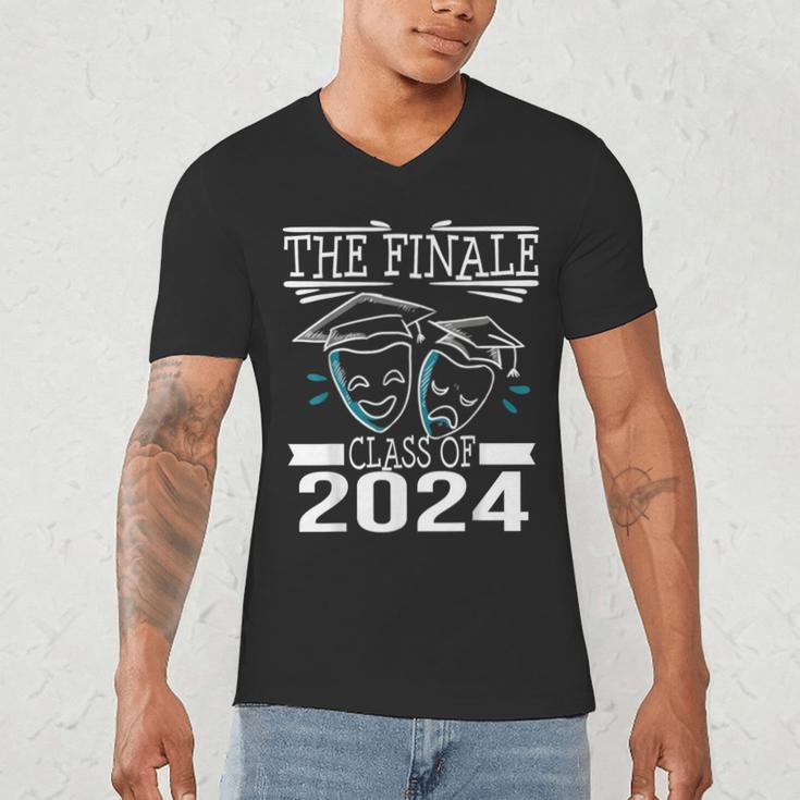 Class Of 2024 Finale Drama Theater Club Actor Graduation Men's V-Neck T-Shirt