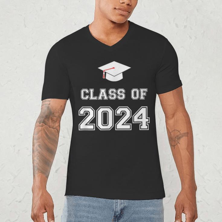 Class Of 2024 Graduation Men's V-Neck T-Shirt