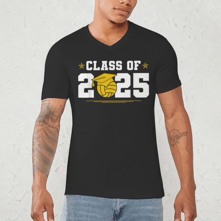 Class Of 2025 Graduation Waterpolo Senior 2025 Men's V-Neck T-Shirt