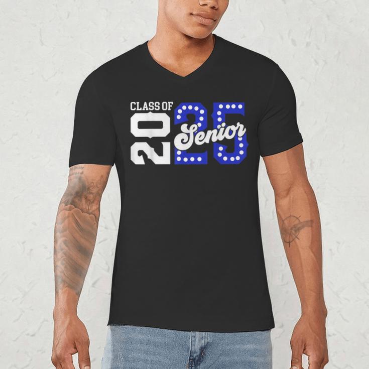 Class Of 2025 Senior 2025 Back To School Graduation Party Men's V-Neck T-Shirt