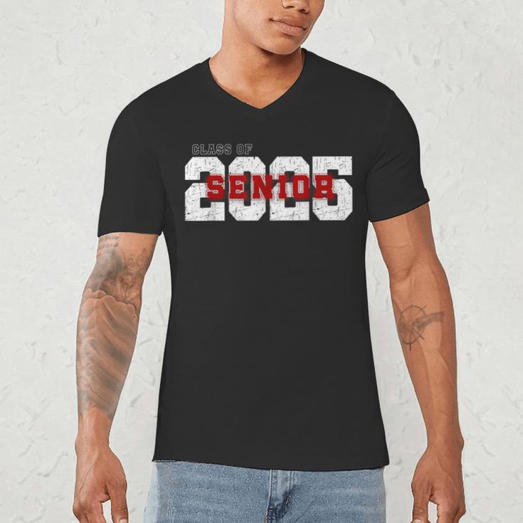Class Of 2025 Senior Graduation 2025 And Red Men's V-Neck T-Shirt