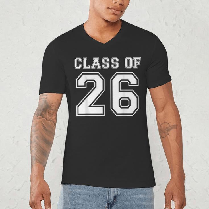 Class Of 2026 Freshman High School Senior Graduation Men's V-Neck T-Shirt