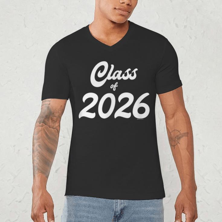 Class Of 2026 Graduation School Spirit Her Senior Class Men's V-Neck T-Shirt