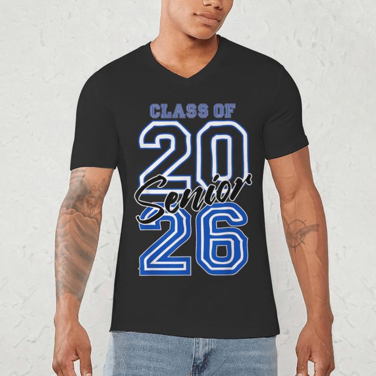 Class Of 2026 Senior Graduation High School And College Grad Men's V-Neck T-Shirt