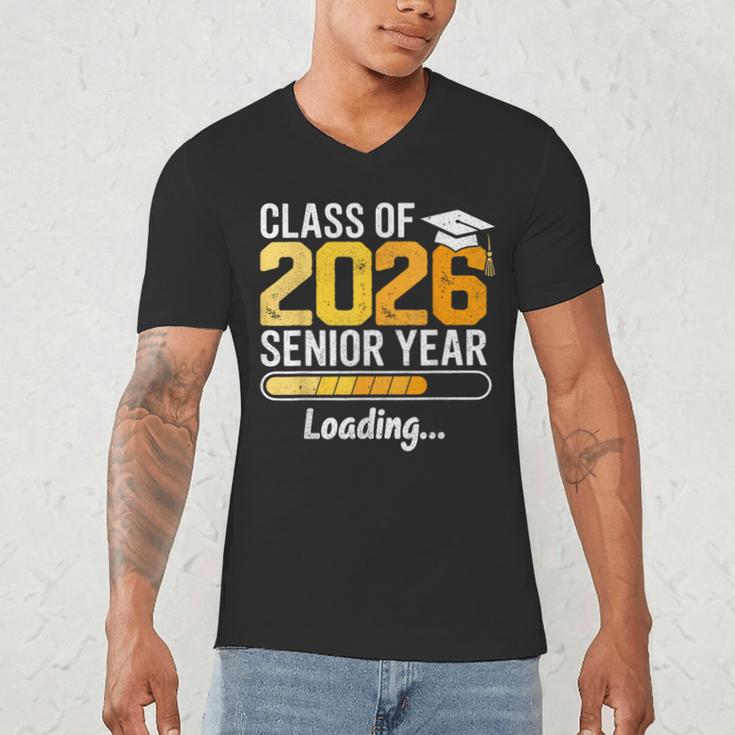Class Of 2026 Senior Year Loading Senior 2026 Graduation Men's V-Neck T-Shirt