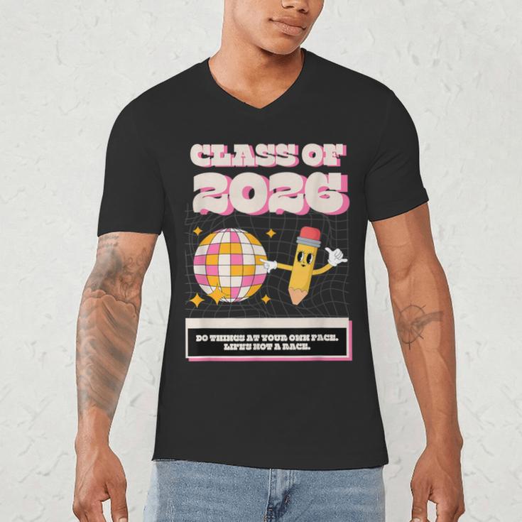 Class Of 2026 Students Graduate 2026 Graduation Men's V-Neck T-Shirt