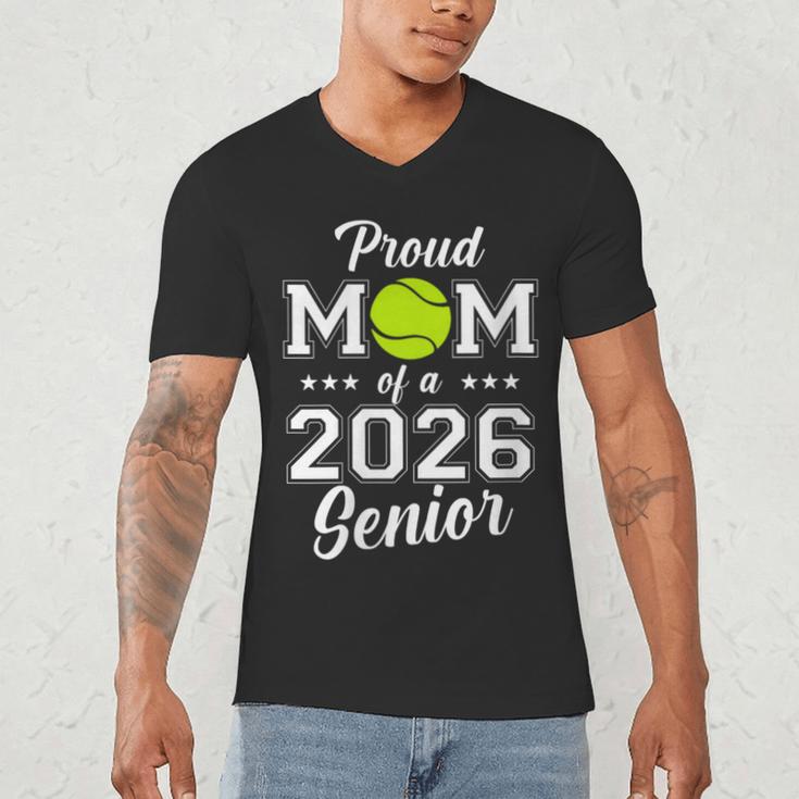 Class Of 2026 Tennis Mom Senior Graduation Graduate Men's V-Neck T-Shirt