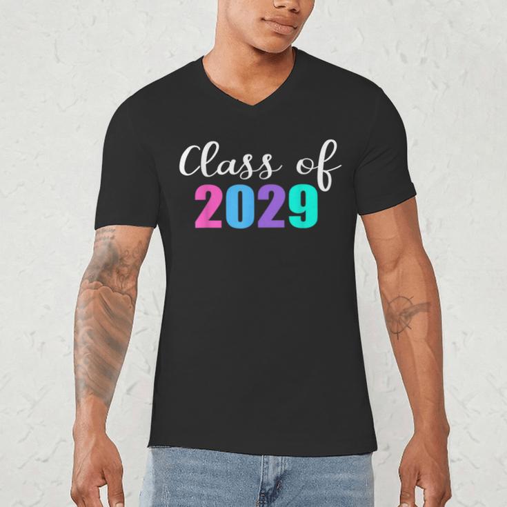 Class Of 2029 Shirt 2nd Grade Onto 3rd Grade Graduation Tee Men's V-Neck T-Shirt