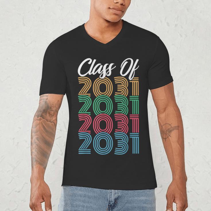Class Of 2031 Kindergarten GraduationShirt Men's V-Neck T-Shirt