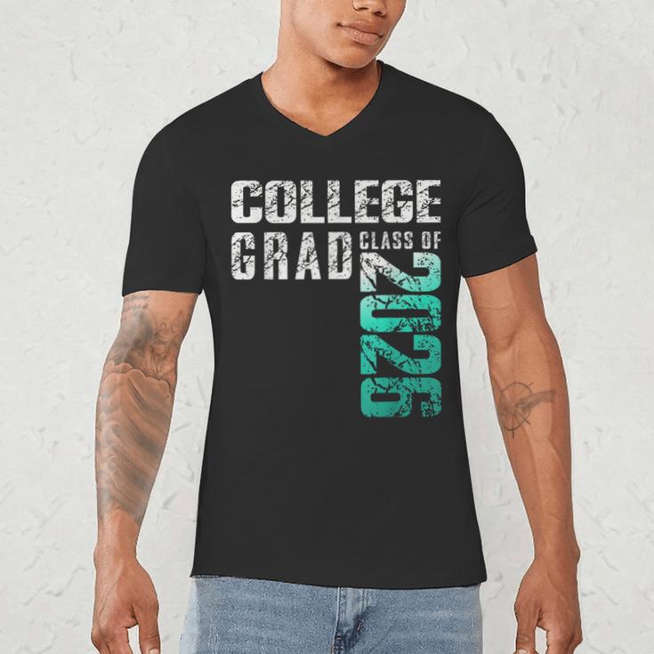 College Grad Class Of 2026 Graduation Men's V-Neck T-Shirt