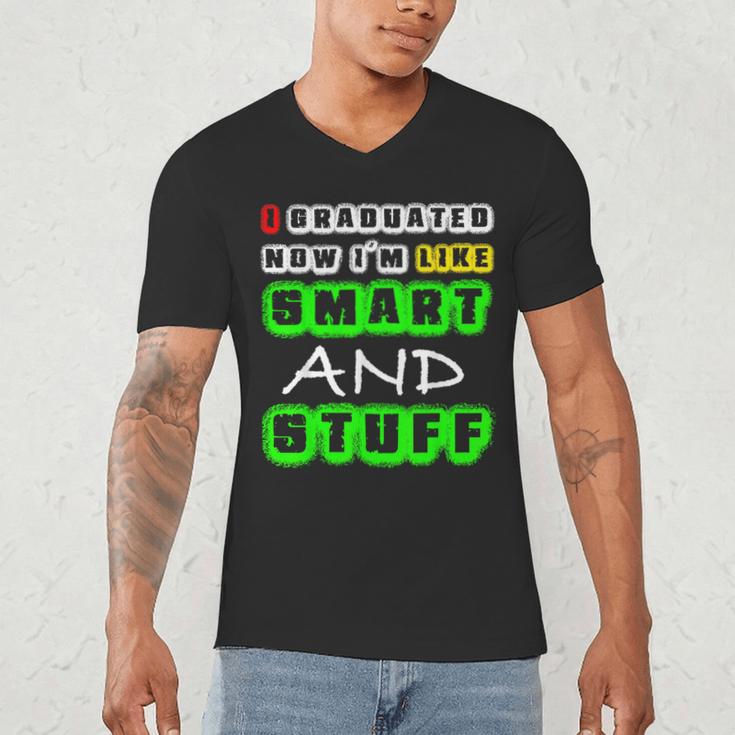 College High School Graduation Senior 2018 TShirt Men's V-Neck T-Shirt
