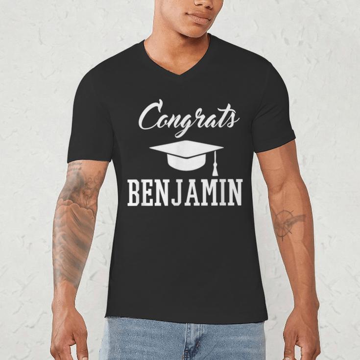 Congrats Benjamin College High School Graduation Men's V-Neck T-Shirt