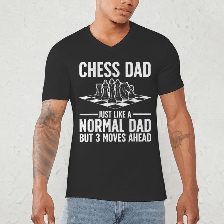 Cool Chess Player Art For Men Dad Knight Chess Lovers Pieces Small Men's V-Neck T-Shirt