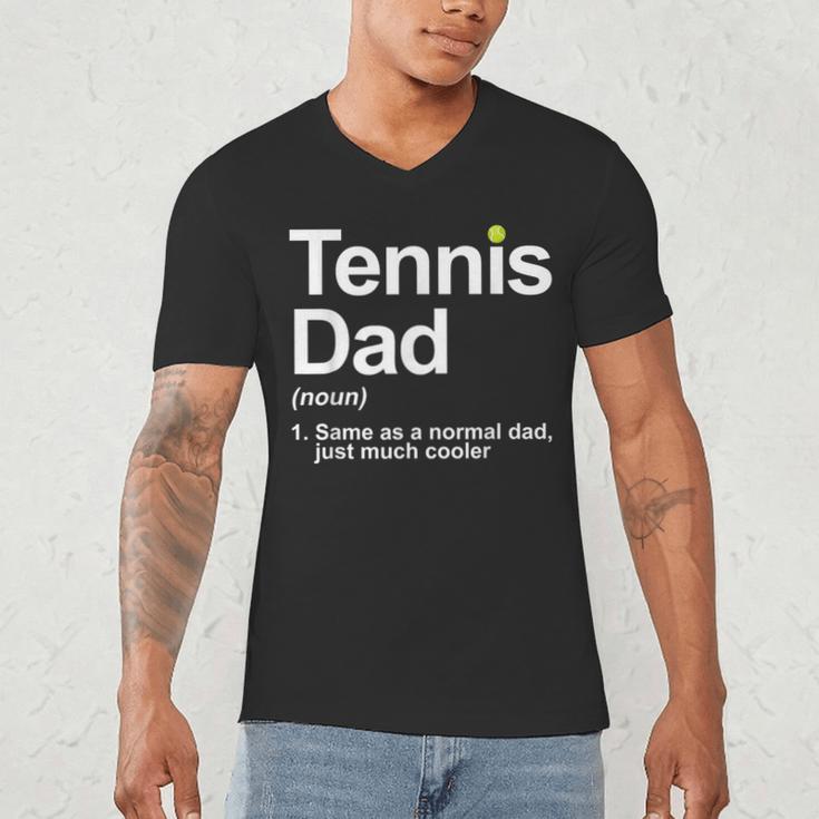 Cool Tennis Novelty For Men Dad Tennis Lover Tennis Player Men's V-Neck T-Shirt