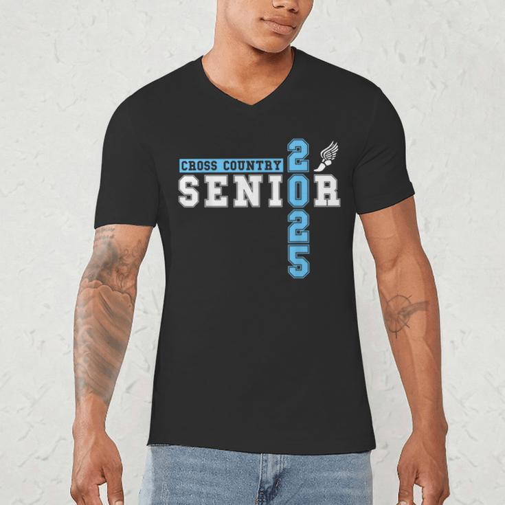 Cross Country Senior Night Senior 2025 Graduation Party 26 Men's V-Neck T-Shirt