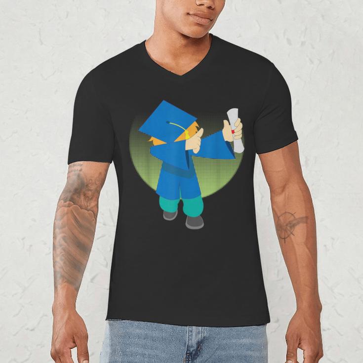Dabbing Graduation Class Of 2019 Men Women YouthShirt Men's V-Neck T-Shirt
