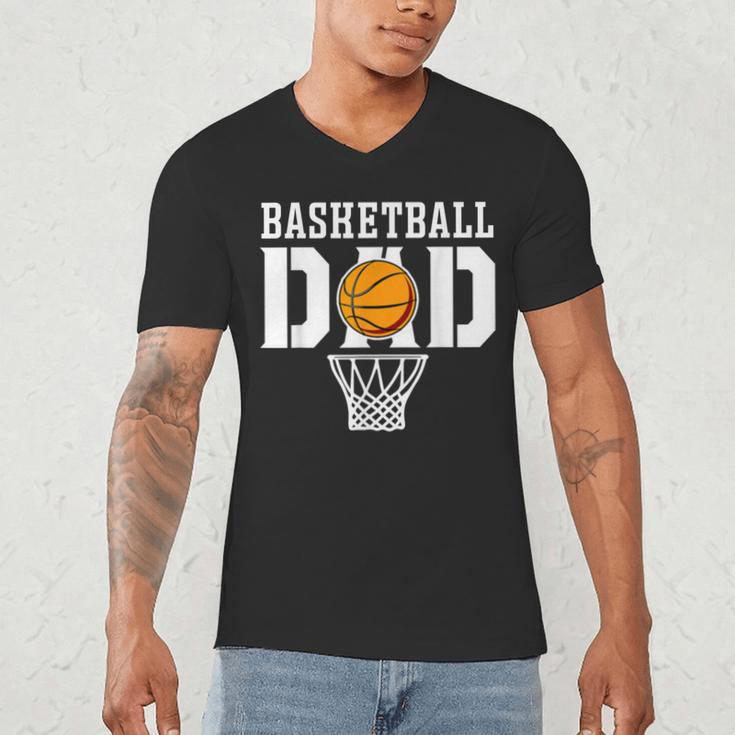Dad Basketball Apparel Basketball Dad Men's V-Neck T-Shirt