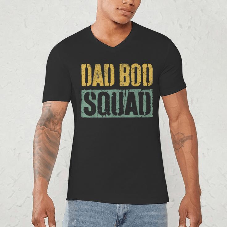 Dad Bod Squad Shirt Men Fathers Day Men's V-Neck T-Shirt