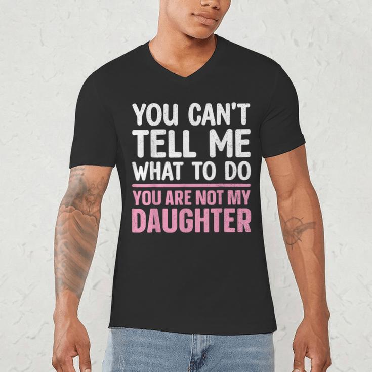 Dad For Father Daddy Papa Men From Daughter Dad Men's V-Neck T-Shirt