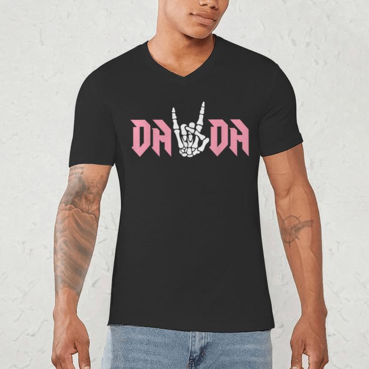 Dada Of The Bad Two The Bone Birthday 2 Years Old Birthday Men's V-Neck T-Shirt