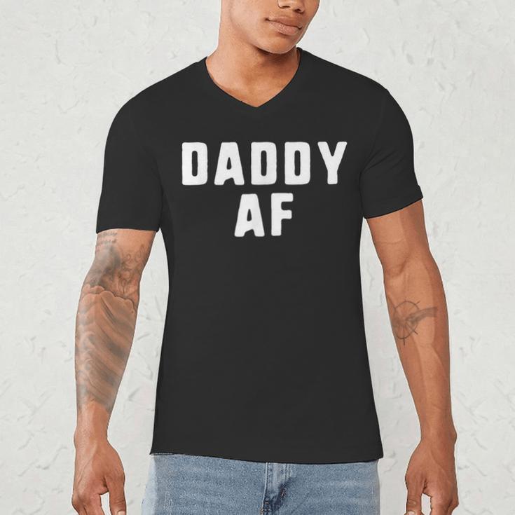 Daddy AF As Fuck Christmas T-Shirt Men's V-Neck T-Shirt