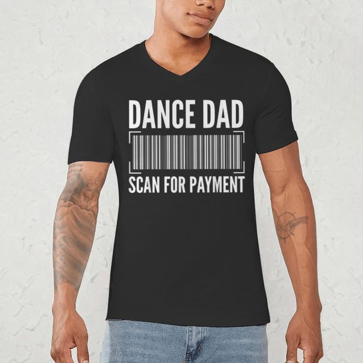 Dance Dad Art For Men Father Dancing Competition Dance Dad Men's V-Neck T-Shirt