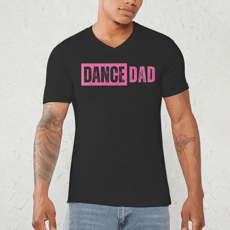 Dance Dad Pink Men's V-Neck T-Shirt Dance Dad Pink Men's V-Neck T-Shirt