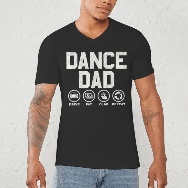 Dance Dad Proud Dancer Dancing Father Men Men's V-Neck T-Shirt
