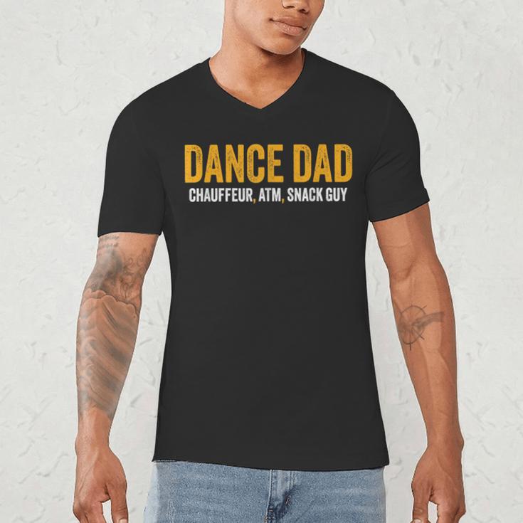 Dance Dad Shirt Men For Fathers Day From Daughter Dance Dad Men's V-Neck T-Shirt