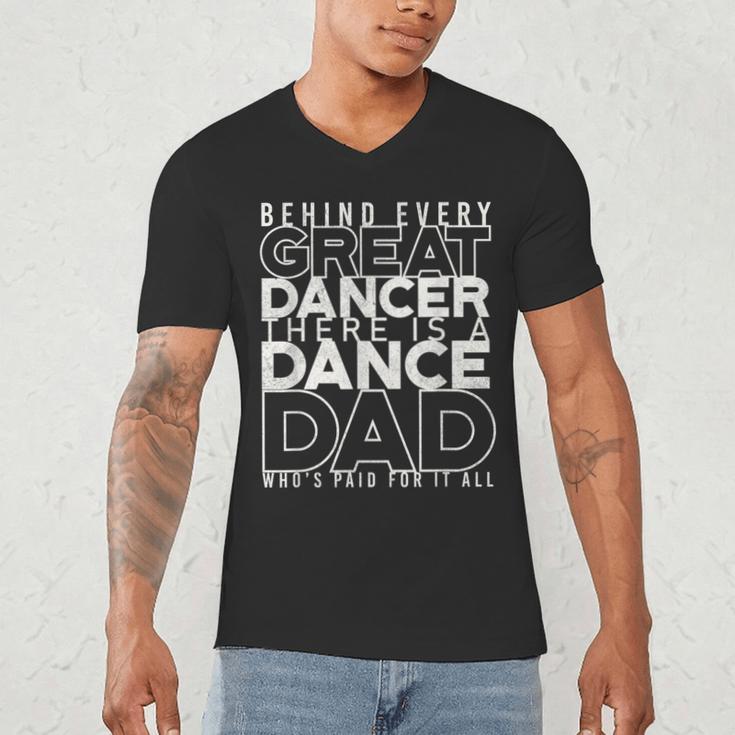 Dance Dad Shirt Proud Dancer Dancing Proud Father Men Men's V-Neck T-Shirt