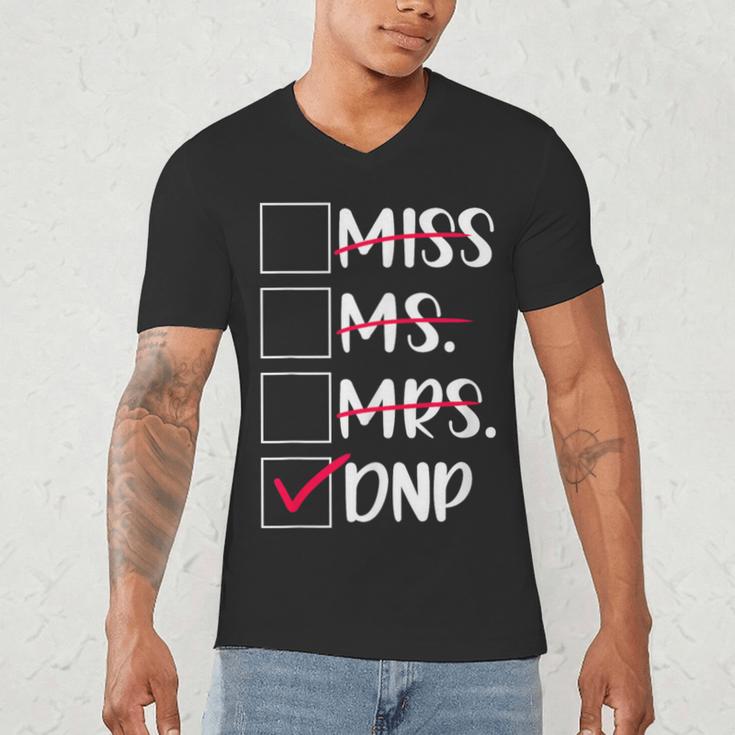 DNP Graduate Doctor Of Nursing Practice Graduation DNP Grad Men's V-Neck T-Shirt