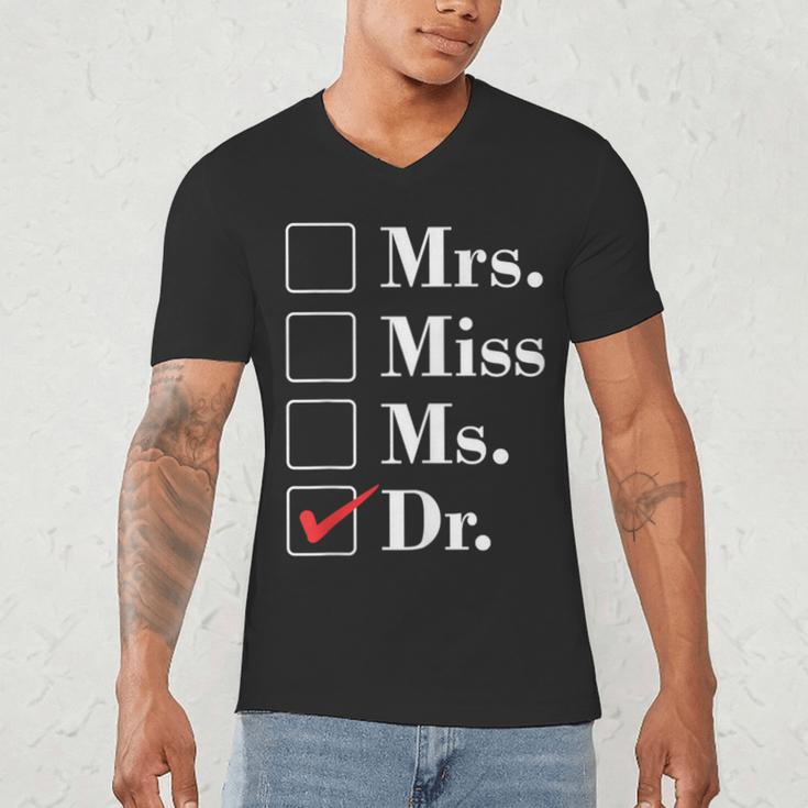 Doctor Graduation Honorific Titles List Men's V-Neck T-Shirt