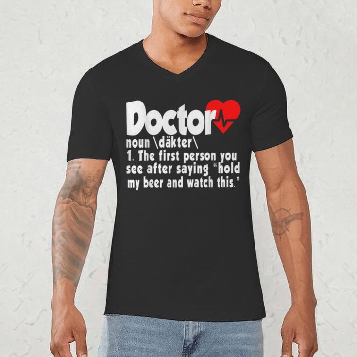 Doctor For Medical Med Student Graduation Men's V-Neck T-Shirt