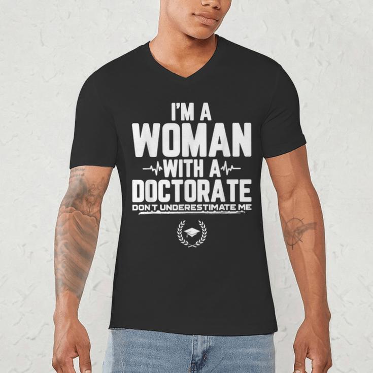 Doctorate Graduation For Doctorate Of Education Men's V-Neck T-Shirt