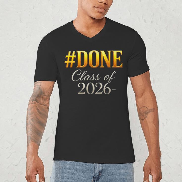 Done Class Of 2026 Graduation Men's V-Neck T-Shirt