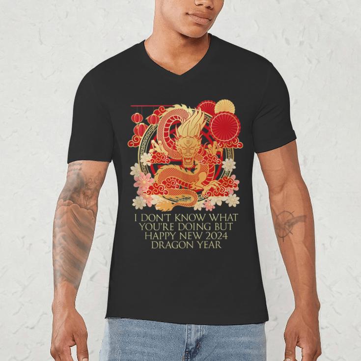 I Dont Know What Youre Doing Chinese New Year Introvert Men's V-Neck T-Shirt I Dont Know What Youre Doing Chinese New Year Introvert Men's V-Neck T-Shirt