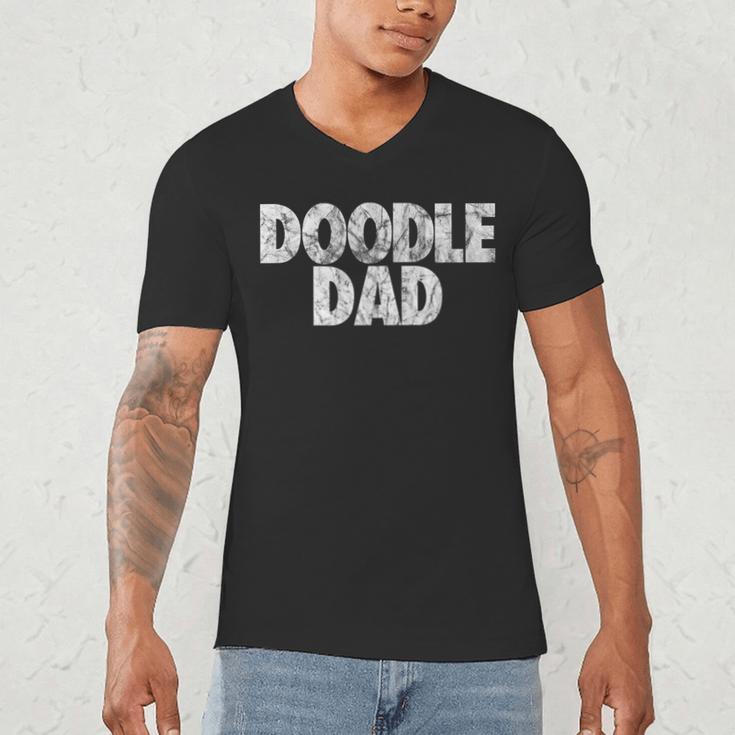 Doodle Dad Shirt Goldendoodle Dad Men's V-Neck T-Shirt Doodle Dad Shirt Goldendoodle Dad Men's V-Neck T-Shirt