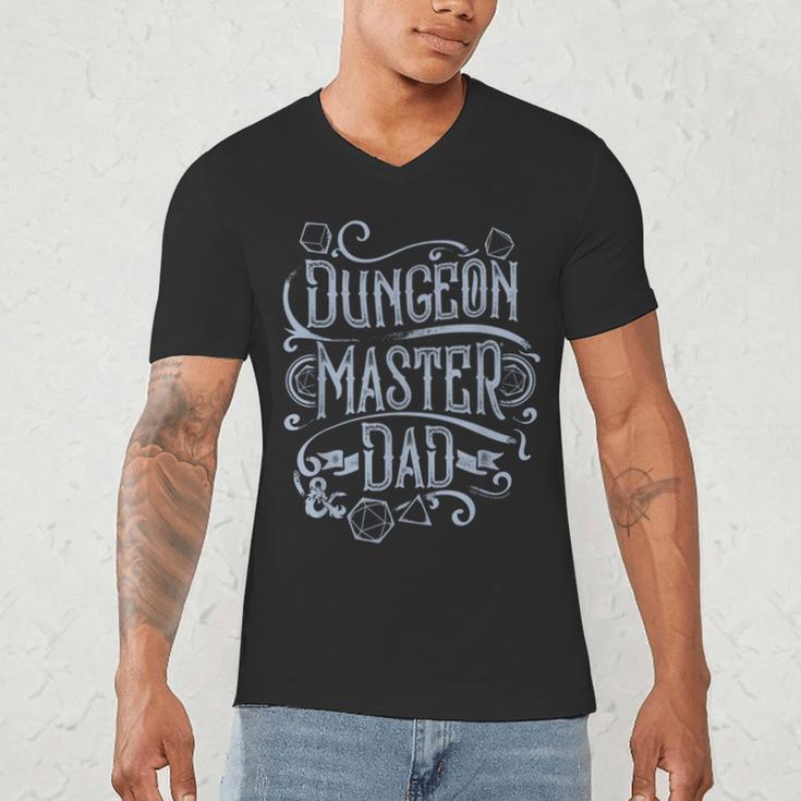 Dungeons & Dragons Father's Day Dungeon Master Dad Men's V-Neck T-Shirt Dungeons & Dragons Father's Day Dungeon Master Dad Men's V-Neck T-Shirt