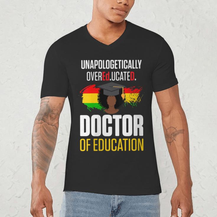 EdD Doctor Of Education Educated Doctorate Graduation Men's V-Neck T-Shirt