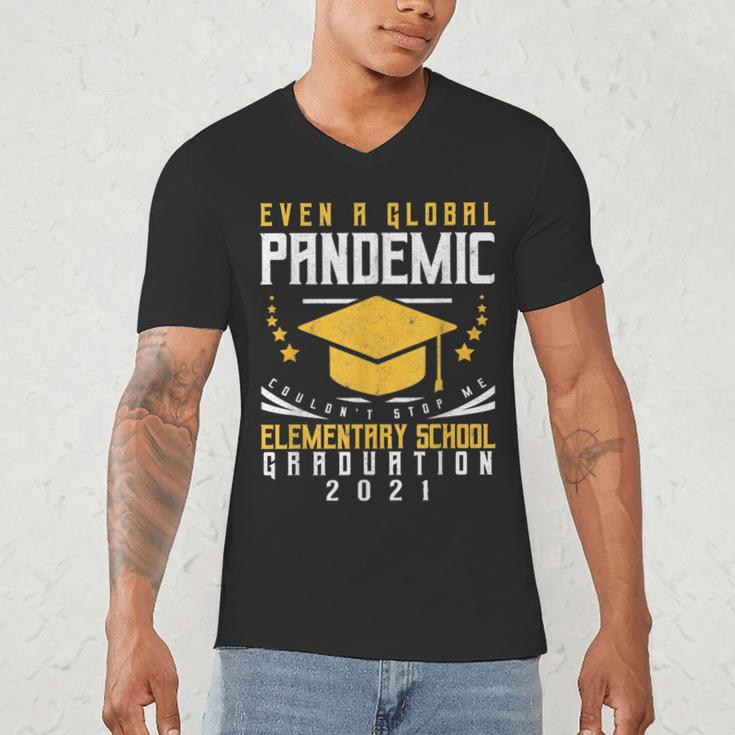 Elementary School Graduation 2021 Degree Graduate Men's V-Neck T-Shirt